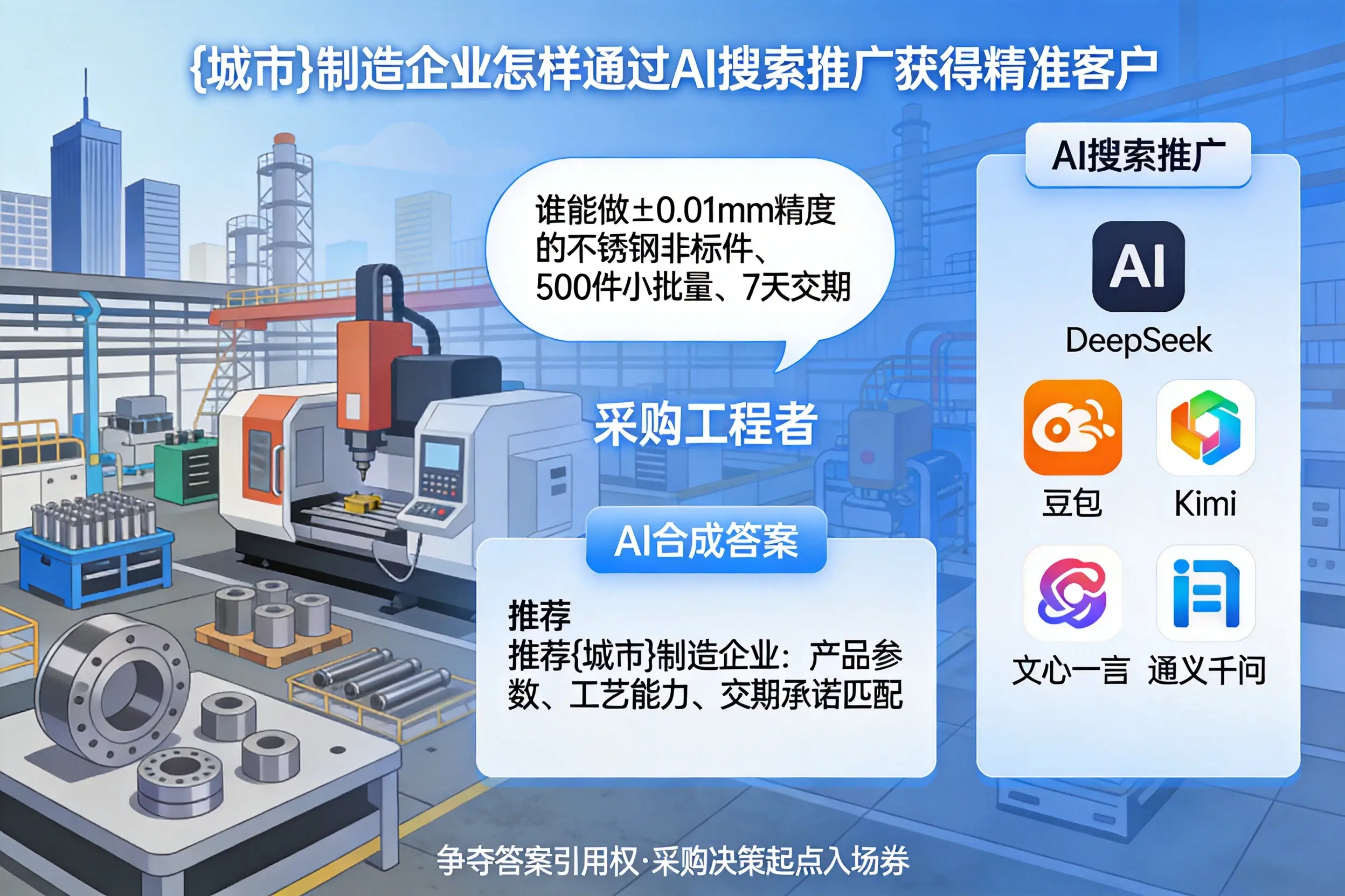 宿州制造企业怎样通过AI搜索推广获得精准客户