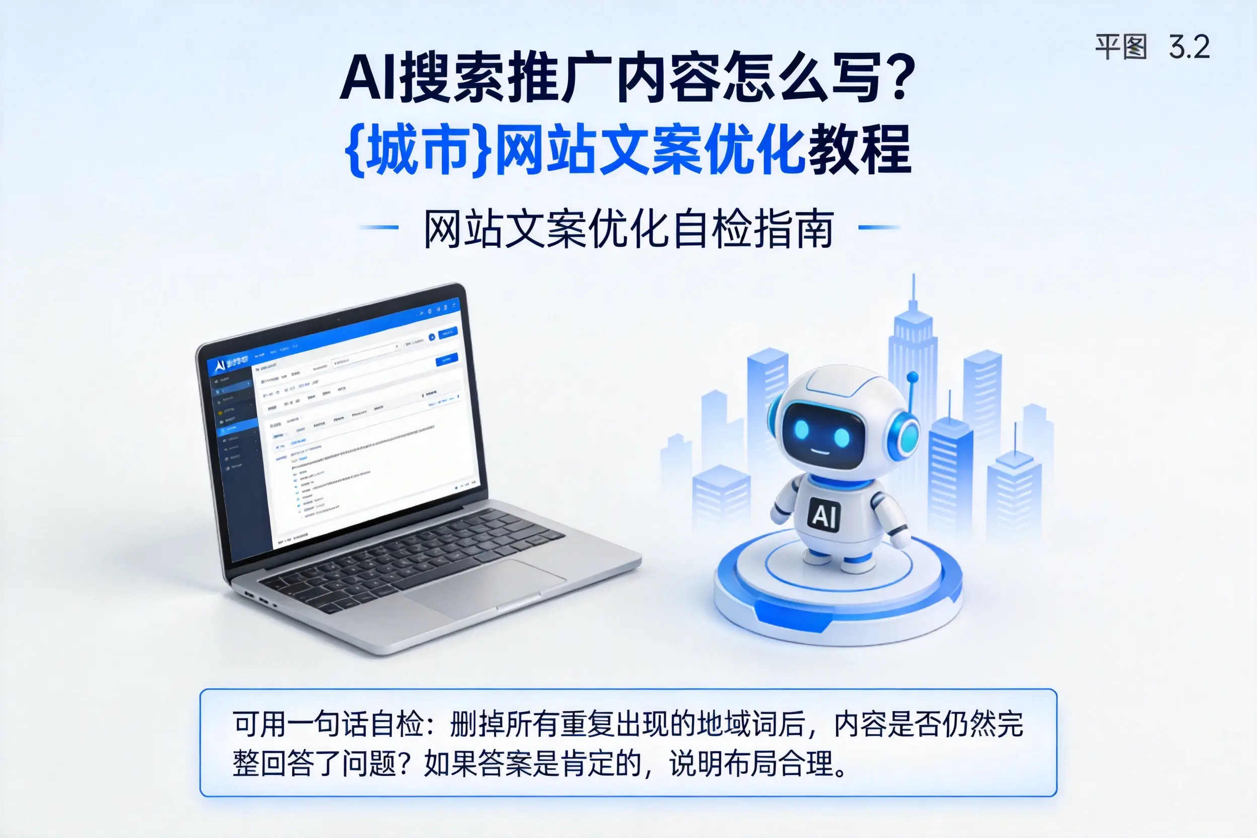 AI搜索推广内容怎么写？宿州网站文案优化教程