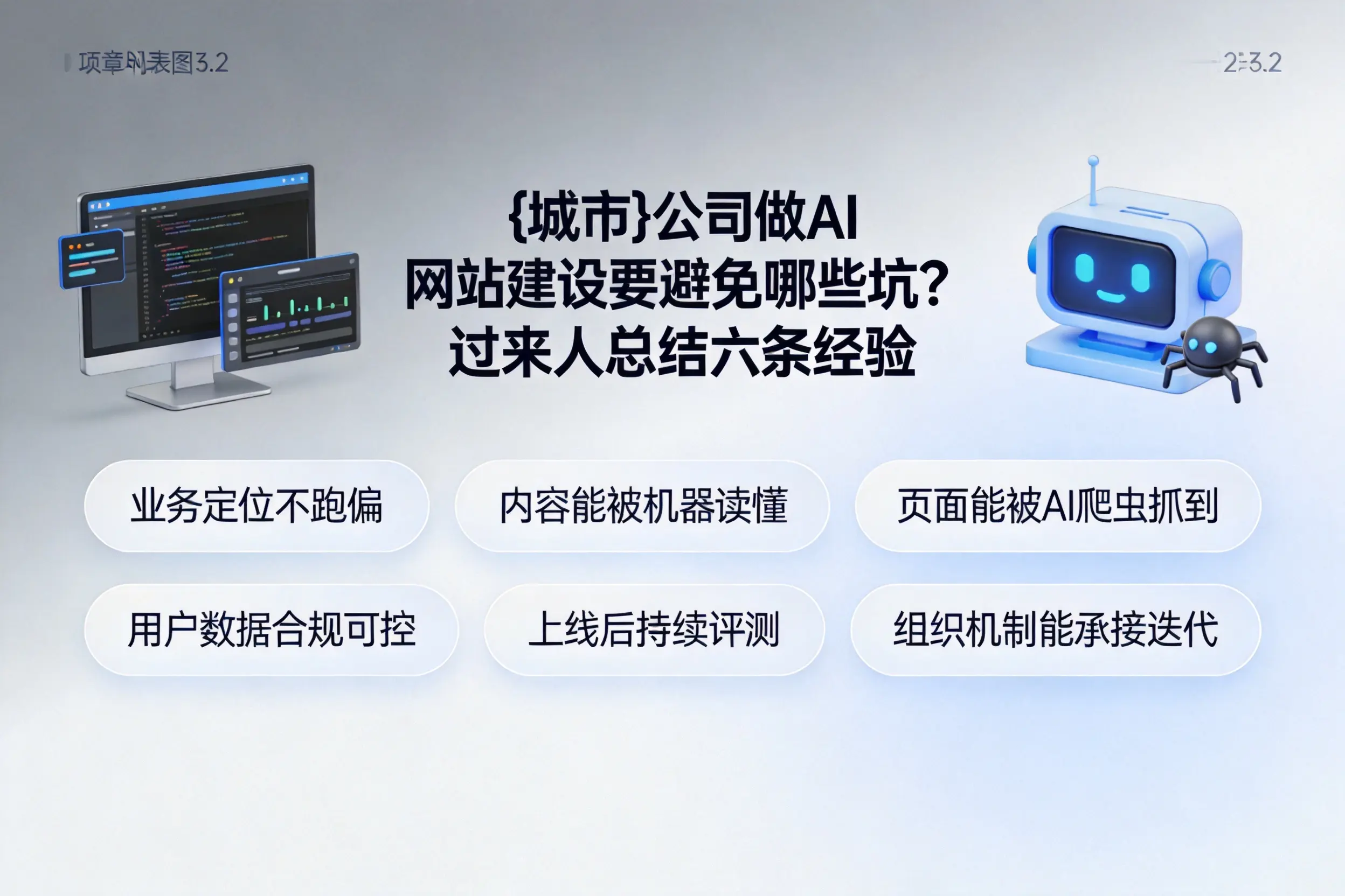 宿州公司做AI网站建设要避免哪些坑?过来人总结六条经验