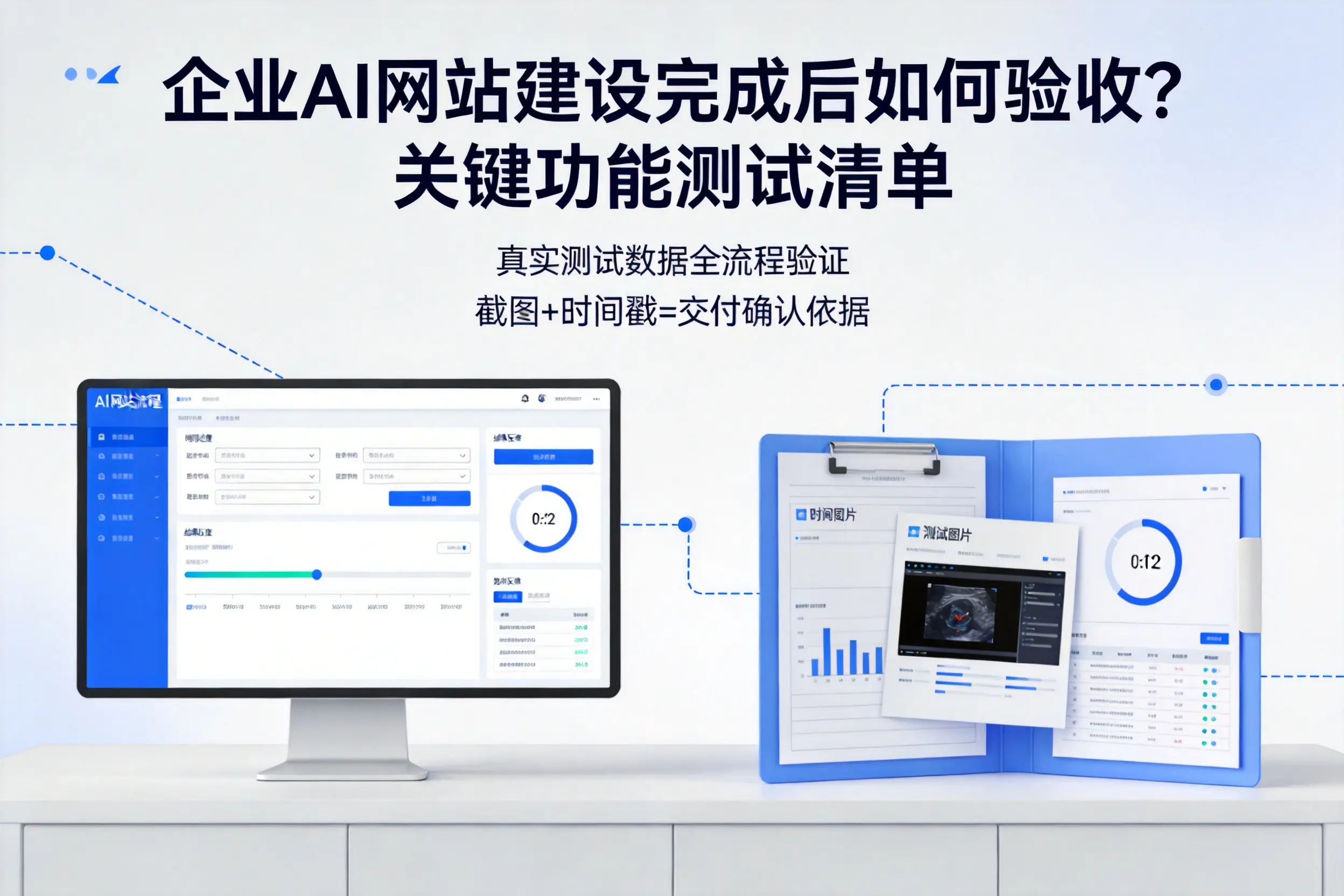 宿州企业AI网站建设完成后如何验收?关键功能测试清单