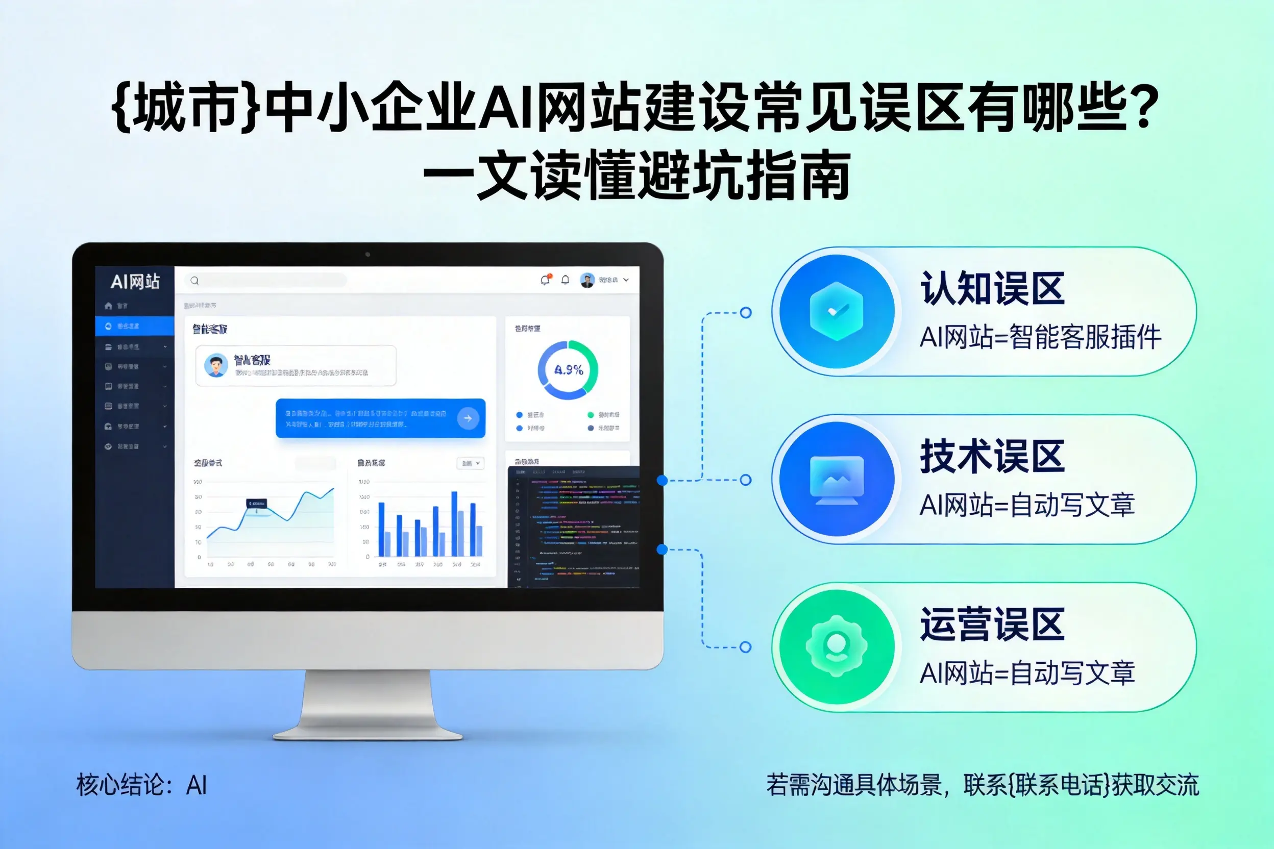宿州中小企业AI网站建设常见误区有哪些?一文读懂避坑指南