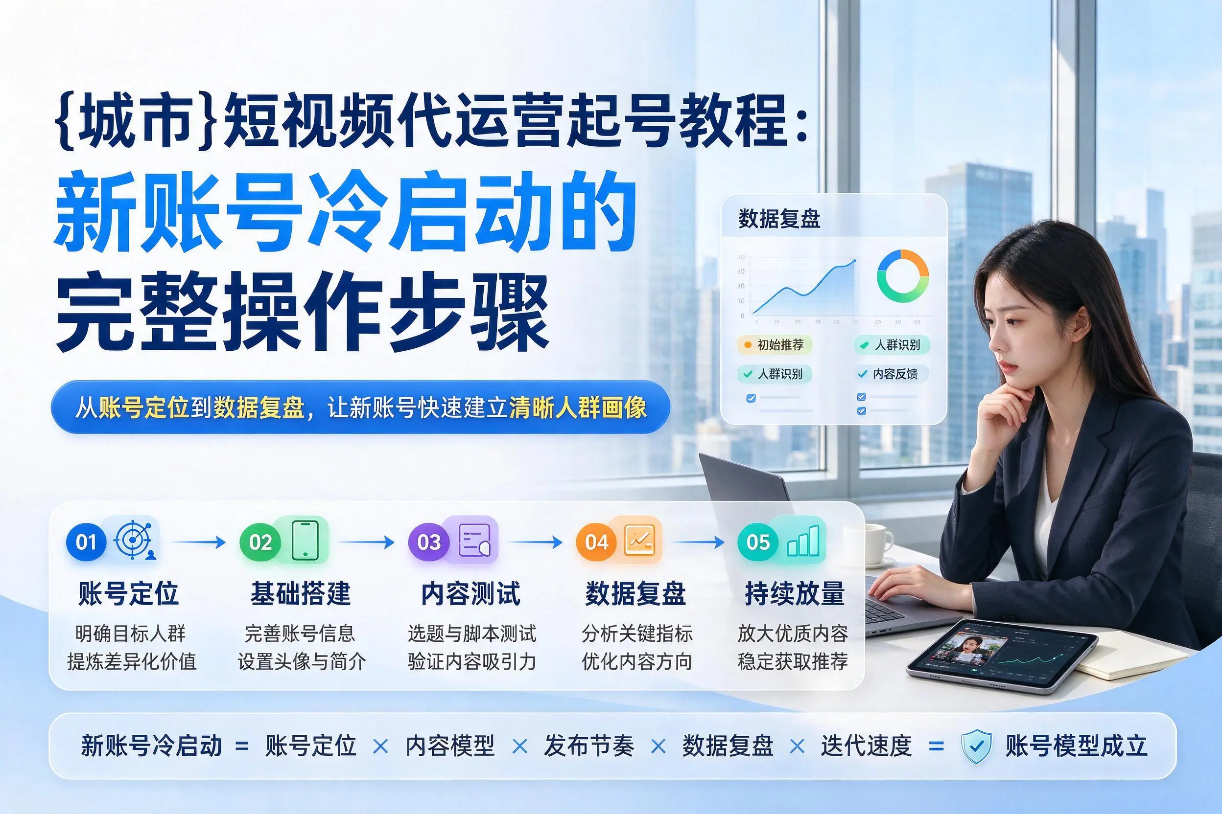 宿州短视频代运营起号教程：新账号冷启动的完整操作步骤