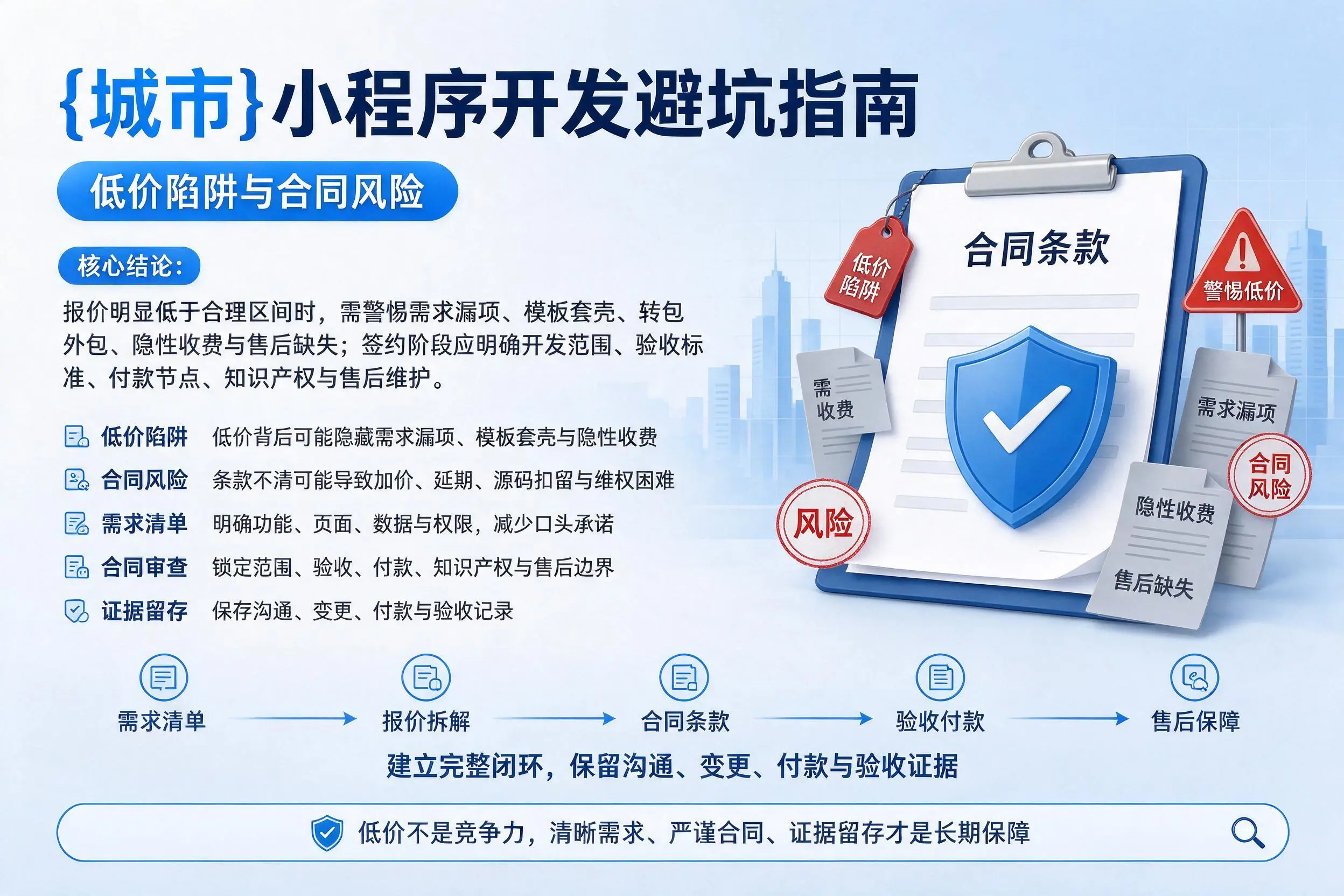 宿州小程序开发避坑指南：低价陷阱与合同风险