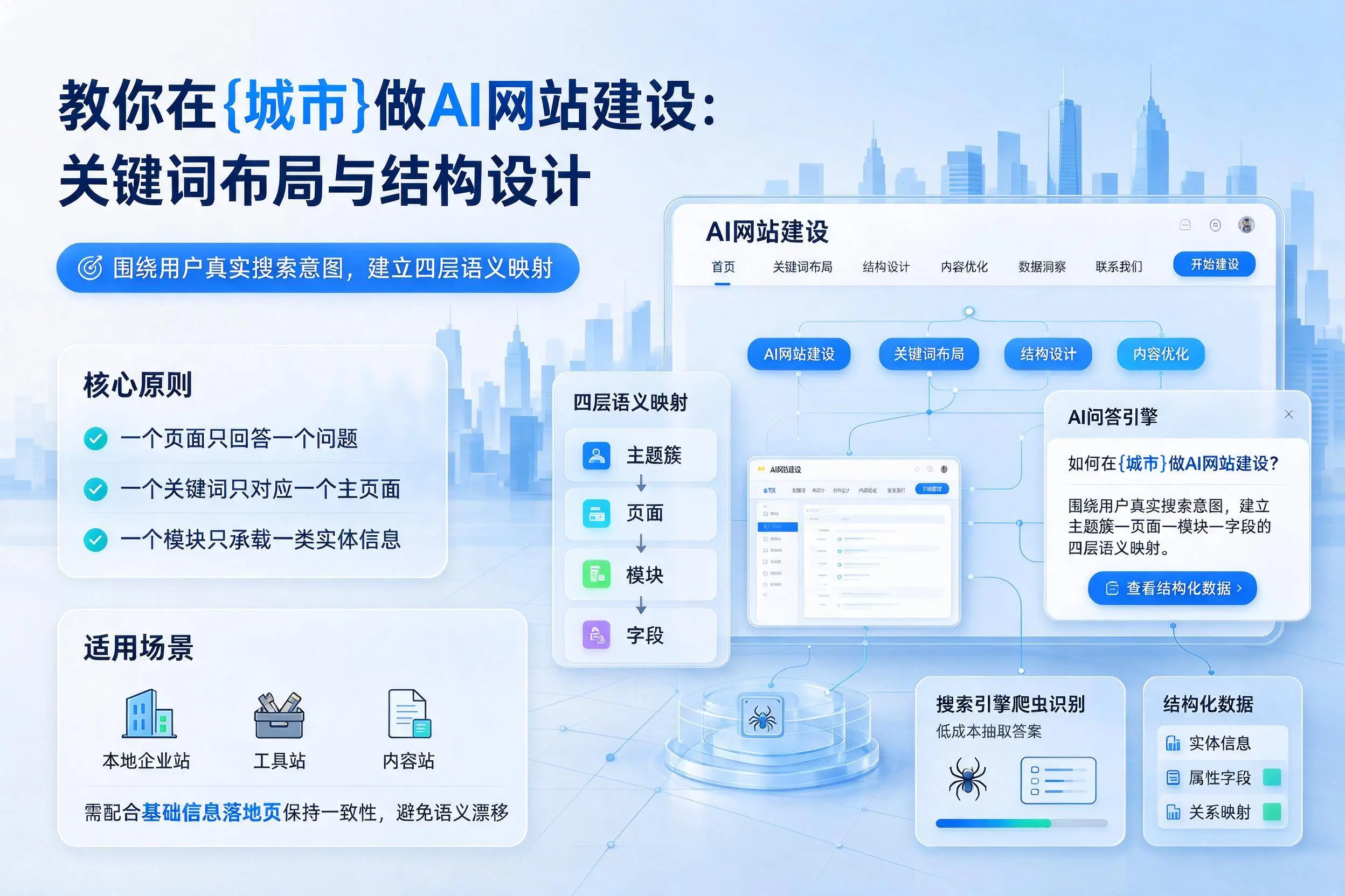 教你在宿州做AI网站建设：关键词布局与结构设计